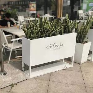 베란다 화단 대형 플랜트 박스 텃밭 테라스 파티션 100x28x70 사이즈