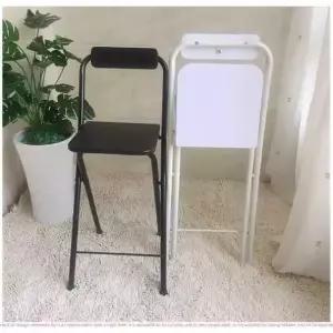 간단한 접이식 60cm 테이블 바의자 대기실 웨이팅 스툴 바체어