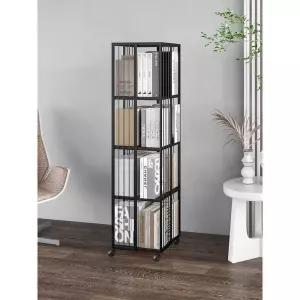 인테리어 철제 회전 다용도 스탠딩 벽걸이 4단 북타워