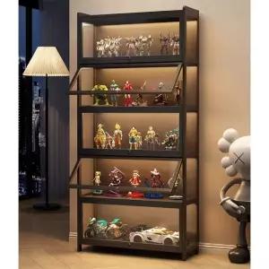 위스키양주 진열장 거실 인테리어 3단 수납장 다용도