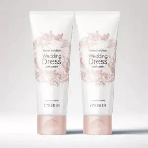 잇츠스킨 톤업크림 보정한듯 밀착톤업 시크릿솔루션 웨딩드레스 퓨어크림 100ml 2개