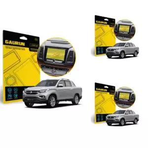 가우런 렉스턴 스포츠 8인치 내비게이션 보호필름 X3