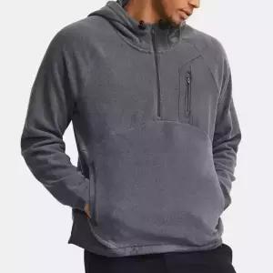 [언더아머] 남성 UA 마이크로플리스 후드 (1378981-012-K)