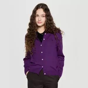 [롯데백화점]헤지스레이디스 솔리드 울 100 카라 가디건 HSSW5D001