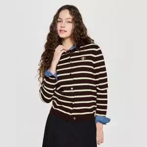 [롯데백화점]헤지스레이디스 멜란지 울 가디건 HSSW5DC75