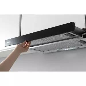 한샘 MSYS 엠시스 정품 블랙 슬라이드 슬라이딩 600용 주방 렌지 후드 환풍기 후황 교체 전국설치