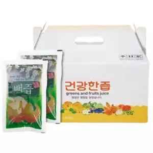 진솔건강 건강한즙 도라지 명품배즙 100ml x 50포 건강즙/배도라지즙/과일즙