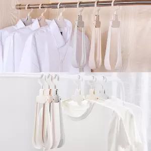 접이식 원터치옷걸이 폴딩 어깨뿔방지 플라스틱 캠핑 정장 옷걸이 옷장 정리 여행용 휴대용