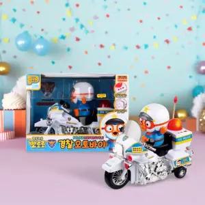 뽀로로 경찰 오토바이 모형 미니카 폴리스 역할놀이 장난감 어린이 유아 멜로디 작동 완구