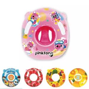 핑크퐁 베이직 쿠션 보행기튜브 (핑크)/성장/물위/둥둥/발차기/보행기/물놀이용품/유아동/손잡이/수영장