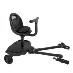 버기보드 뒷좌석 연결 바퀴 보조 라이더 범용 검은색 발판