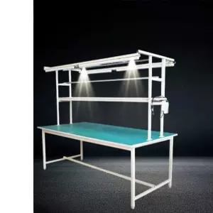 공장 작업대 양면으로 사용하는 정전기 검사 조립대 프로파일 테이블