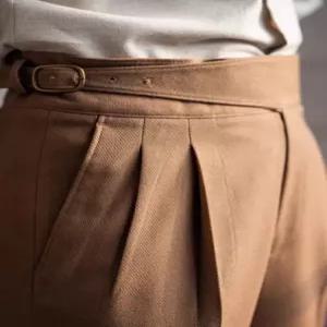 빈티지 남성 바지 하이웨이스트 팬츠 슬랙스 스트레이트