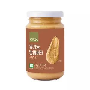 [롯데백화점]올가홀푸드 [ORGA] 유기농 땅콩버터 크런치 (220g)