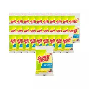 3M 스카치브라이트 천연펄프 망사 수세미 x 30개
