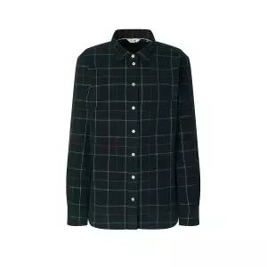 [롯데백화점]헤지스레이디스 코듀로이 체크 레귤러핏 셔츠 HSSH5D913