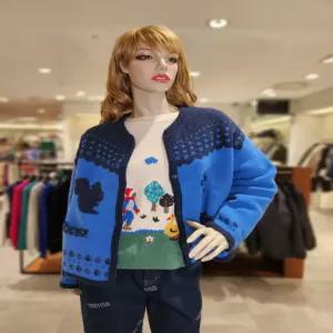 [베네통] 베네통 다람쥐프린트 가디건 BAKC63461