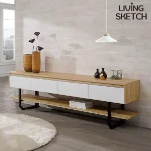 [리빙스케치] 국내제작 린드버그 1800 거실장[착불]TV장식장 거실장식장 티브다이 6colors