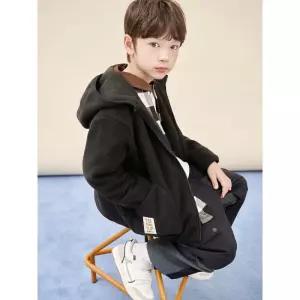 [BEANPOLE KIDS] [BEANPOLE KIDS] 플리스 후드 집업  블랙 (BI5941U065) (BI5941U065)