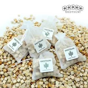 꽃순이 국내산 편백나무 큐브칩 45g