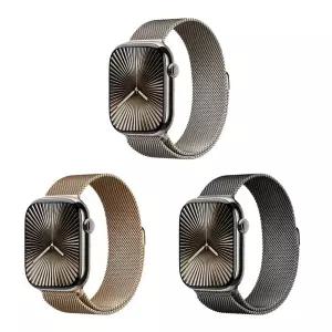 Apple Watch 11 GPS + Cellular 42mm 내추럴 티타늄 케이스/밀레니즈 루프 (내추럴/골드/슬레이트) 선택 