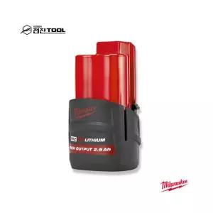 밀워키 M12 HB2.5 12V 2,5Ah 충전 리튬이온 배터리 M12HB2.5