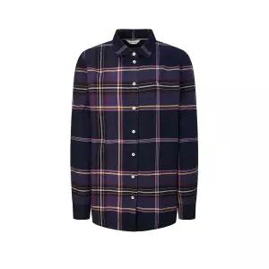 [롯데백화점]헤지스레이디스 기모 메가 체크 셔츠 HSSH5DC91