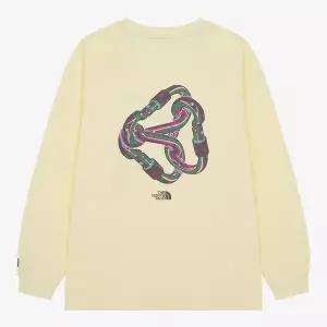 노스페이스 NT7TR70C 남성 카라비너 긴팔 티셔츠 PASTEL YELLOW 1768540