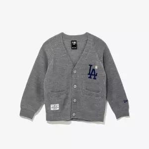 (키즈 MLB LA 다저스 카디건 헤더 그레이