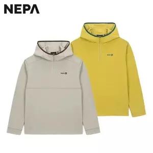 [네파]겨울용 남여공용 스트라이프 플리스 후드 집업 티셔츠 - 7KF6015