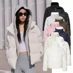 갤러리아 디스커버리 여성 올리브 글로우 다운 숏패딩 DWDJ93056