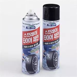 스노우체인 스프레이 자동차 눈길 차량용 타이어 500ml