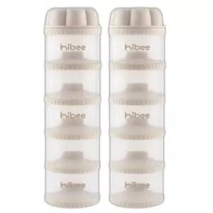 하이비 아기 분유 케이스 통 휴대용 보관통 5단 X2개 BNS