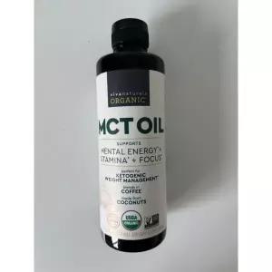 비바 내추럴스 유기농 MCT 오일 16 Fl Oz 최고의 커피용 유기농 MCT 오일 MCT Co