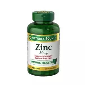 네이처스 바운티 아연 면역 건강 지원 50mg 400정 만료 022029