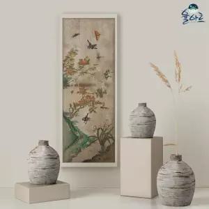 초충도 1 민화 도안 본그림 민화그리기 본 공모전 취미 원데이클래스 컬러링 수업자료 민화본