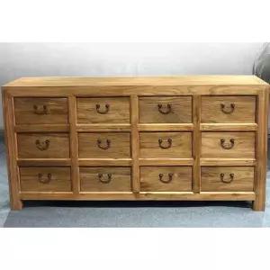 문갑 TV장 거실 모듈 티비장 앤틱 수납 복고풍 원목