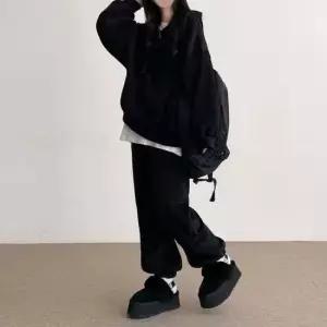 깔끔한 데일리 추리닝 소프트 후드 조거 셋업 이쁜