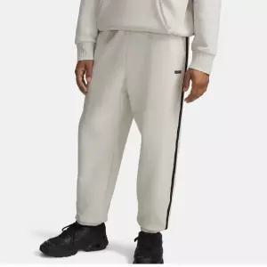 [언더아머](대전신세계)6005696-110 아이보리 남성 UA 아이콘 헤비웨이트 립 조거 팬츠 트레이닝복 기모...