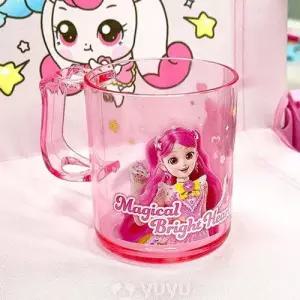 유치원양치컵 티니핑 시즌5 투명 양치컵 하츄핑 320ml 1P 욕실 물컵