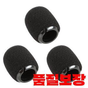 Shure Beta98H/C MX412 악기 구즈넥 마이크 용 3 개/몫 플라스틱 스냅 폼 커버 윈드 스크린 스폰지