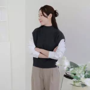 [르포엠]모렌트 라쿤 울 블렌디드 사이드 버튼 베스트