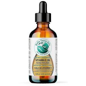 벨라 테라 오일 비타민 E 4온스 천연 D 알파 토코페롤이 하여 얼굴과 몸에 영양을 공급하기에 농도입니다