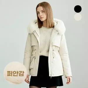 [롯데백화점]샐리 날개 스트링 퍼트리밍 패딩_I5D-CPD011