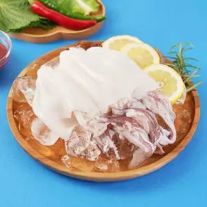 이룸찬 국내산 제주도 한치 1kg 손질한치 생물 급냉 횟감 물회