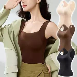 비엠 여성 기모나시티 2개(1세트) 심리스 캡내장 브라탑나시 발열내의 히트텍