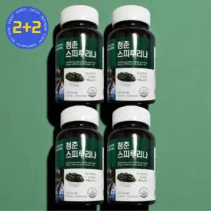 닥터포이 청춘 스피루리나 요산 엽록소 영양제 180정 4개