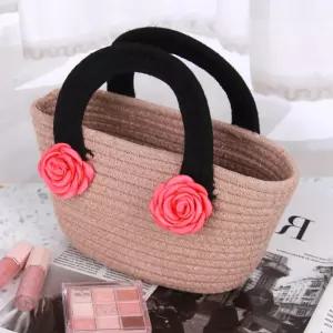 행사 촬영소품 코사지 꽃 카멜리아 코랄핑크 6cm