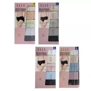 엘르 여성 소프트 모달 팬티 5매 언더웨어 노라인 코스트코 색상랜덤