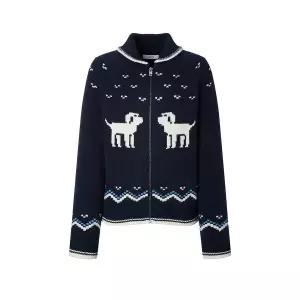 [롯데백화점]헤지스레이디스 코위찬 울 집업 가디건 HSSW5D006